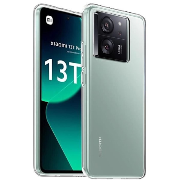 Coque - Phonillico® - Xiaomi 13T/13T PRO - Blød Beskyttelse - Ultra Tynd - Transparent Transparent