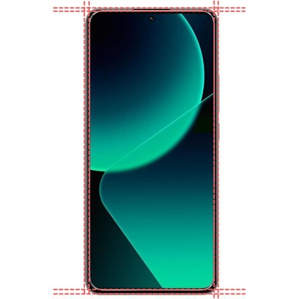 Härdat glas för Xiaomi 13T - 13T PRO [Pack 4] Skyddsglas Display Phonillico® Transparent