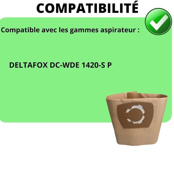 Imuri - Deltafox - DC-WDE 1420-S P - 10 kpl - Yhteensopiva - Sekä