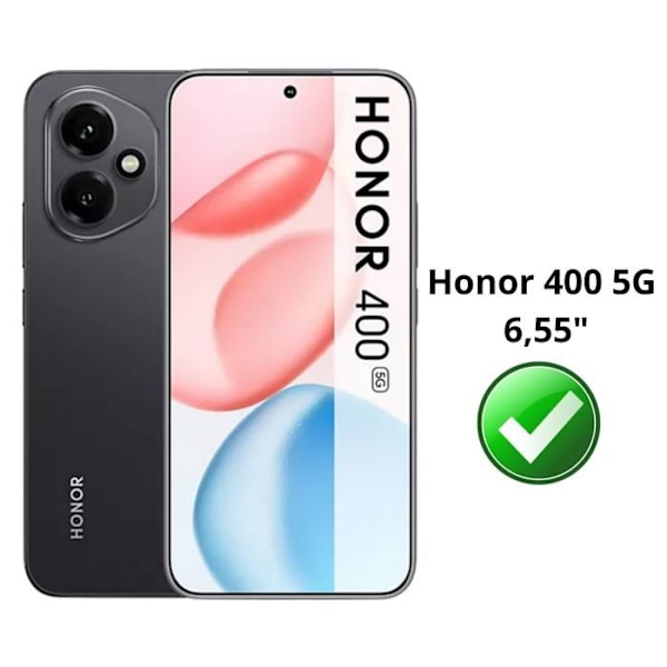 Skyddsbakcover för Honor 400 5G - Phonillico® - Stötabsorberande - Flexibel - Transparent - Förstärkt skydd Transparent