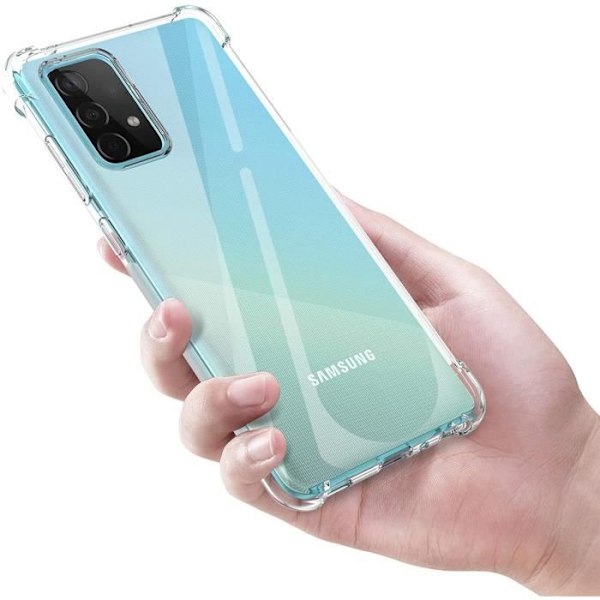 Coque Samsung A52 4G / A52 5G / A52s 5G - Iskunkestävä pehmeä läpinäkyvä silikoni - Phonillico® Transparent