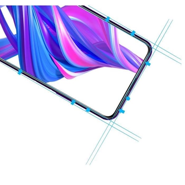 Skyddsfodral för Huawei HONOR 9X + Härdat Glas - Ultra Tunn Mjuk Silikon Skyddsfilm för Skärm Phonillico®