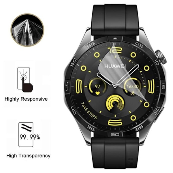 Skyddsskärm för Huawei GT4 - 41mm [Pack 6] Extra tunn resistent plastskydd Phonillico Transparent
