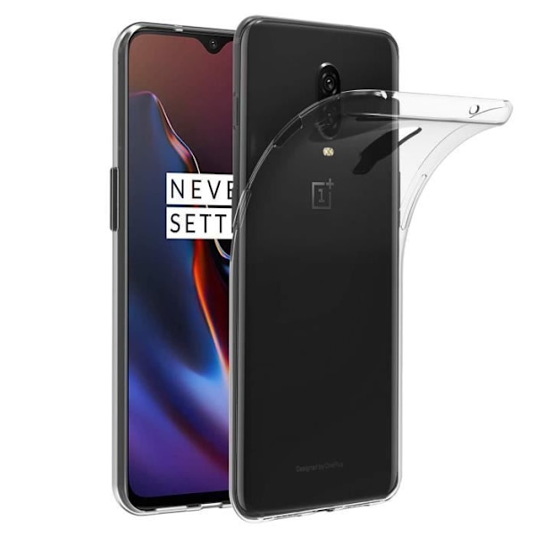 ONEPLUS 6T-skal - Ultratunt mjukt silikonskal med transparent TPU-gelskydd [Phonillico®]