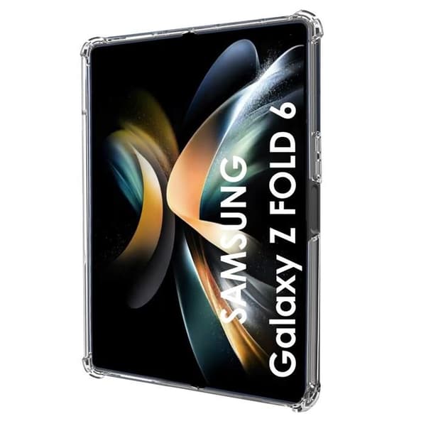 Coque til Samsung Galaxy Z FOLD 6 - Stødabsorberende Beskyttelse Silikone Blød Transparent Phonillico® Transparent