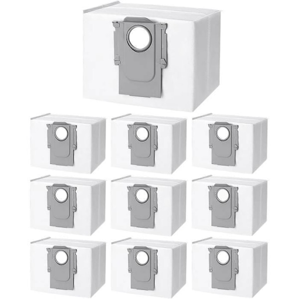 Imuripussit Roborock S8 Pro-S8 Plus-S7 Pro Ultra-S7 MaxV Ultra-Q7 Max-Q5 Plus - pölypussit [10 kpl] Phonillico®