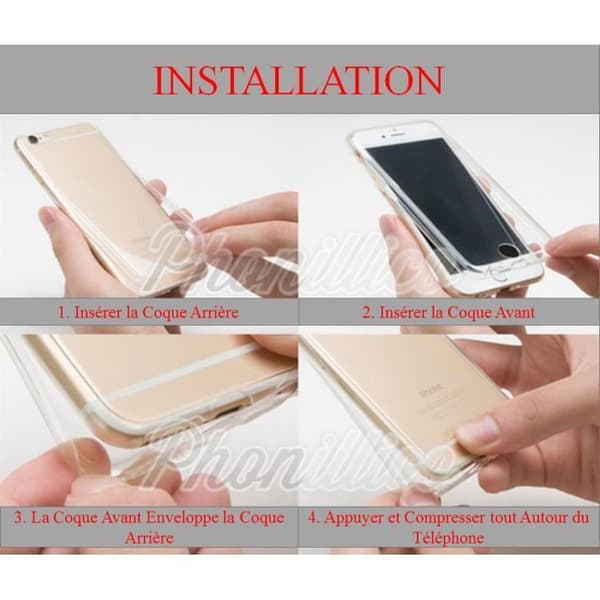 Coque til Galaxy S9 PLUS - Transparent TPU Hel Silikone Phonillico® Transparent