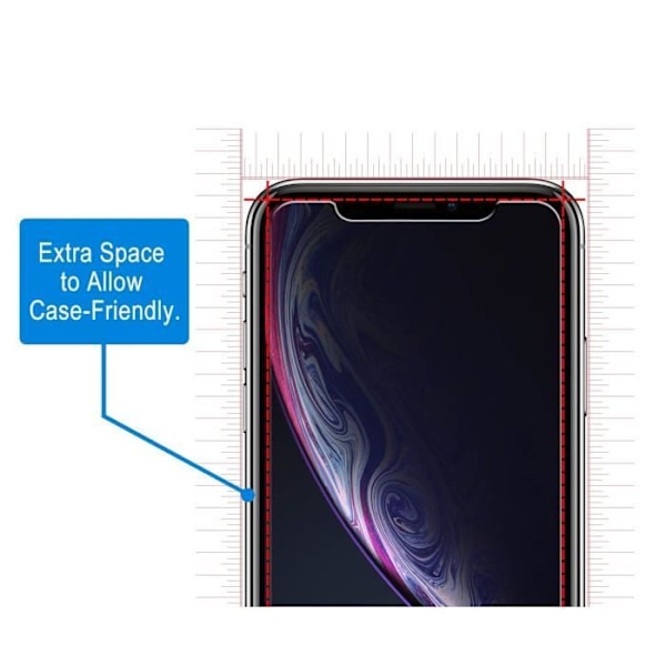 Vahvistettu lasi Apple iPhone 11 [Pakkaus 2] Ultra Kestävä Näytön Suojauskalvo [Phonillico®]