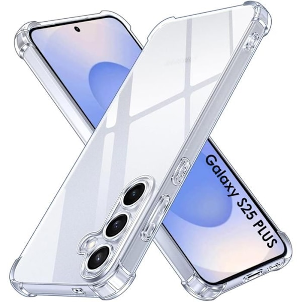 Coque - Phonillico® - Samsung Galaxy S25 PLUS - Iskunkestävä - Pehmeä - Läpinäkyvä Transparent
