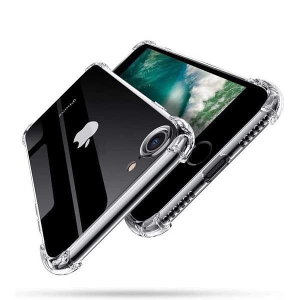 Coque Antichoc Silicone Transparent til iPhone SE 2020 Phonillico® Transparent