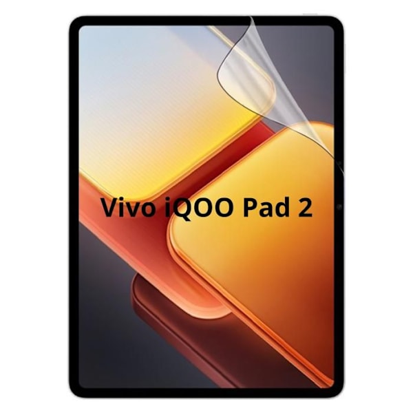 Beskyttelsesfilm til Vivo iQOO Pad 2 [Pack 2] Ultra Tyndt Beskyttelsesplast Phonillico®
