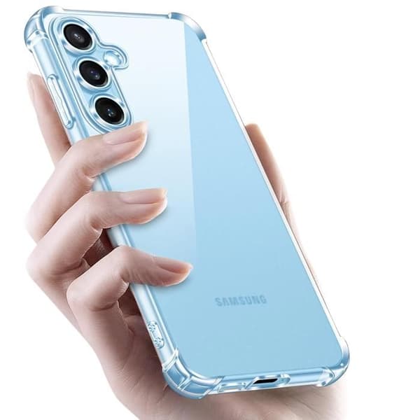 Cover til Samsung Galaxy S24 FE - Stødabsorberende Beskyttelse TPU Blød Transparent Phonillico® Transparent