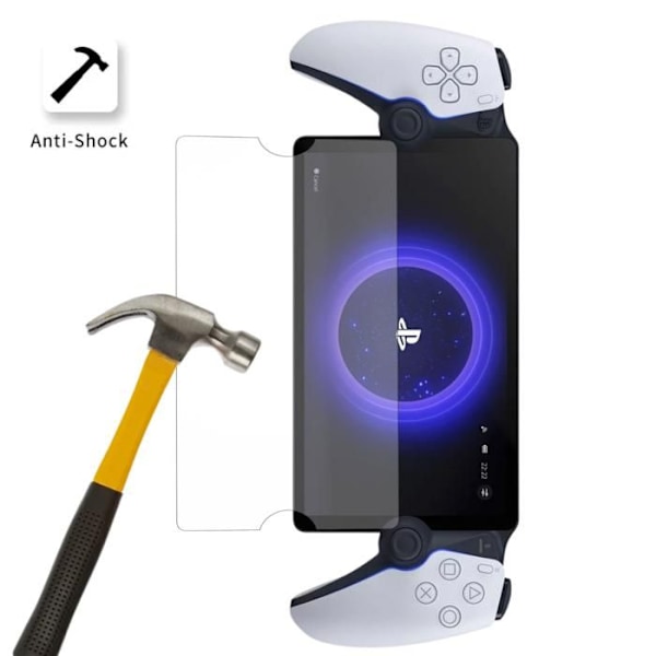 Härdat Glas - Phonillico® - PS5 Portal - Paket med 2 - Rep-resistant - Stötsäker Transparent