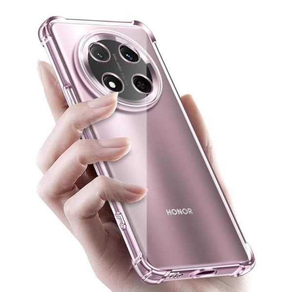 Coque til Honor Magic 7 Lite 5G - Stødabsorberende Beskyttelse TPU Blød Transparent Phonillico® Transparent