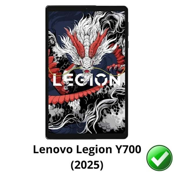 Näytönsuojus Lenovo Legion Y700 (2025) [Paketti 2] Kestävä, ultraohut muovinen suojakalvo Phonillico®