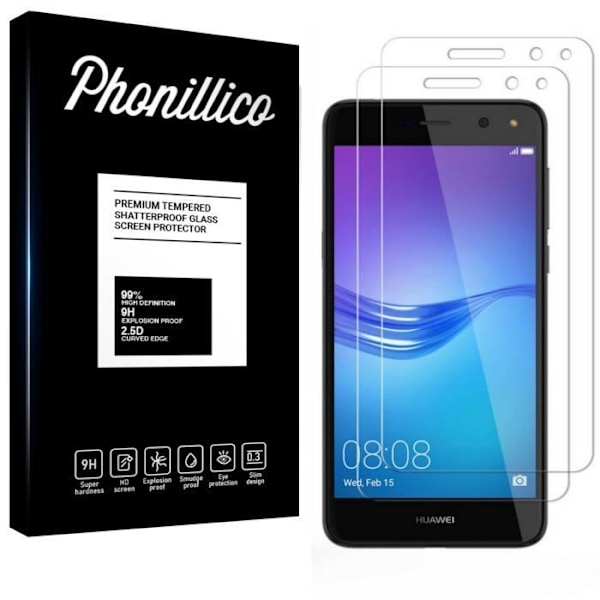 Filmglasbeskyttelse Skærm - Phonillico® - Huawei NOVA YOUNG - Pakke med 2 - Tempereret Glas - Ridsefrit.