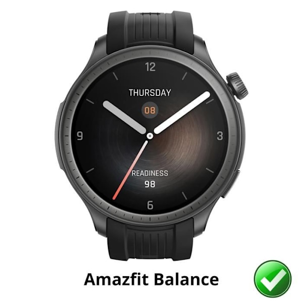 Beskytterskærm til Amazfit Balance [Pakke 6] Ultra Tynd Beskyttelsesplastfolie Phonillico Transparent