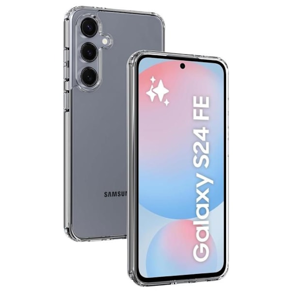 Skal - Phonillico® - Samsung Galaxy S24 FE - Silikongel TPU - Mjukt skydd - Ultratunt Transparent