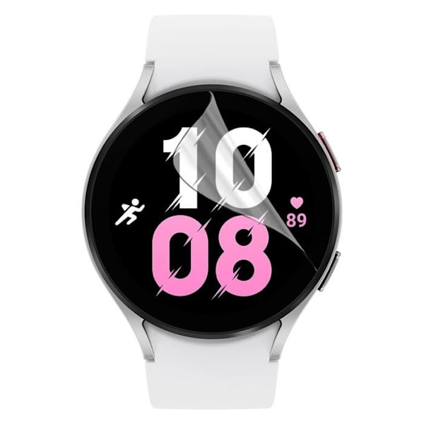 Näytönsuojus Samsung Galaxy Watch 6:lle - 40 mm [Paketti 6] Kestävä, ultraohut muovinen suojakalvo Phonillico Transparent