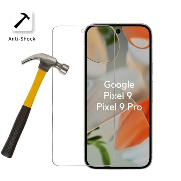 Filmpanelskydd i härdat glas för Google Pixel 9 / Pixel 9 Pro [Pack 4] Phonillico® skärmskydd