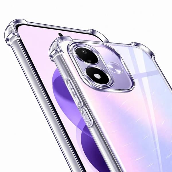 Skyddsfodral för Xiaomi Redmi Note 17 - Stötsäker Transparent TPU Skydd Phonillico® Transparent
