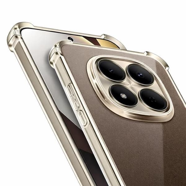 Cover til Xiaomi Redmi Note 15 PRO PLUS 5G - Stødabsorberende Beskyttelse TPU Blød Transparent Phonillico® Transparent