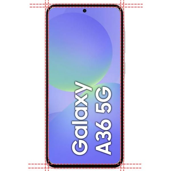 Glastålig - Phonillico® - Samsung Galaxy A36 5G - Paket 2 - Skydd för Skärm och Kamera - Repfria Transparent