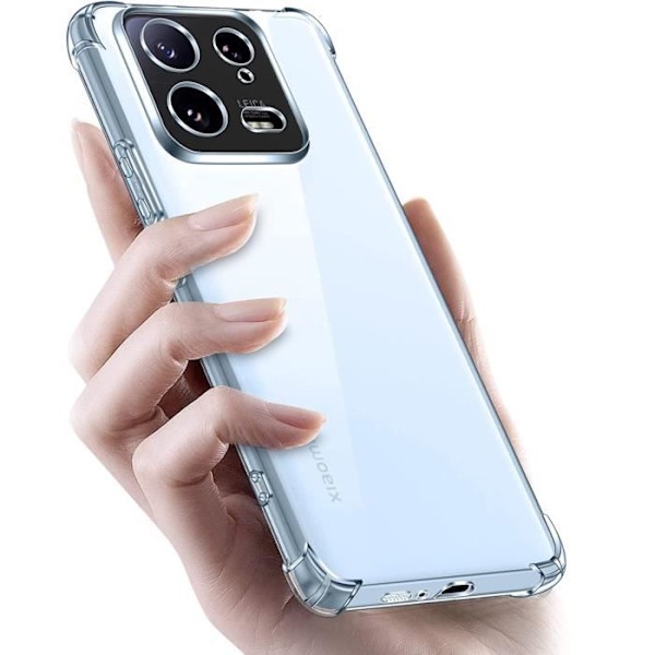 Fodral för Xiaomi 13 - Stötsäkert TPU Mjukt Transparent Phonillico®
