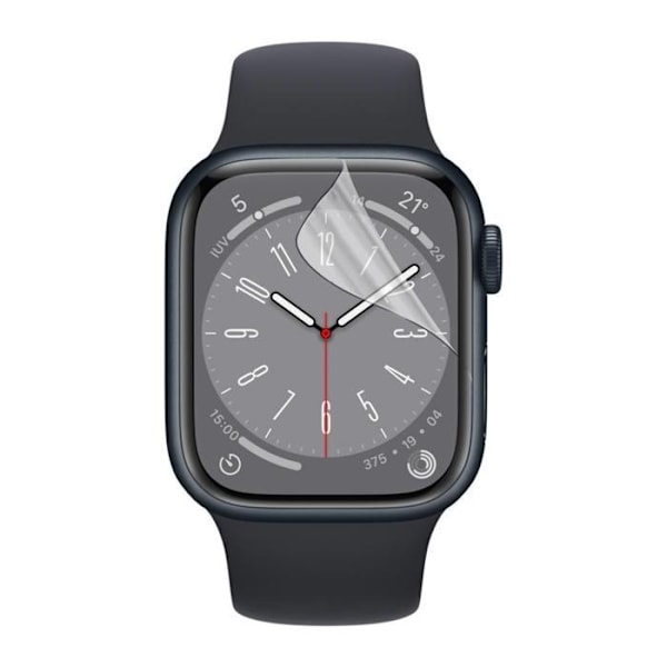 Skyddsskärm för Watch Serie 8 - 41mm [Pack 6] Hållbart Plastskydd Ultra Tunt Phonillico Transparent