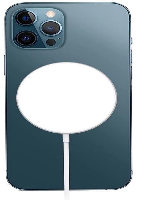 Lader til iPhone 16 / iPhone 16 PLUS / iPhone 16 PRO / iPhone 16 PRO MAX - induktion kompatibel med magsafe Phonillico® Vit