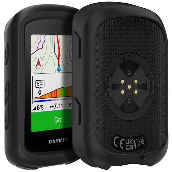 Skal för Garmin Edge 540 / Edge 840 - Fodral Silikon Svart Skydd Mjuk Phonillico®