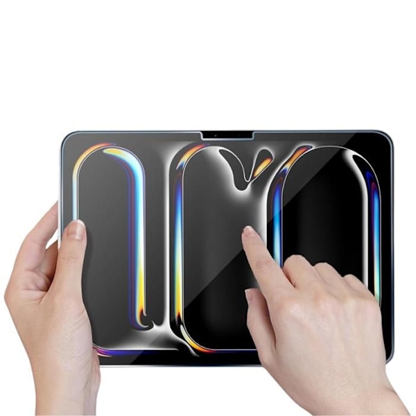 Härdat Glas - Phonillico - iPad Pro 2024 13 tum - Pack om 2 - Repellerande mot repor - Inkluderade våtservetter