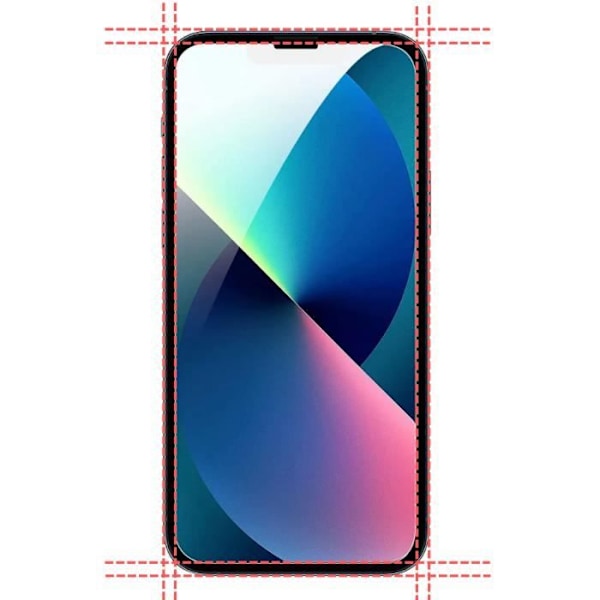 Stødsikker cover til iPhone 14 og 2 hærdede glas skærmbeskyttelse Phonillico®