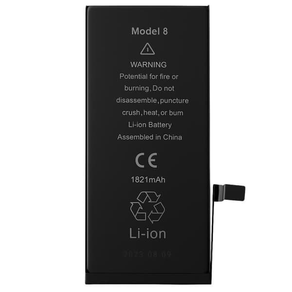 Batteri til iPhone 8 - Erstatningsbatteri 1821mAh Lithium-ion Phonillico®