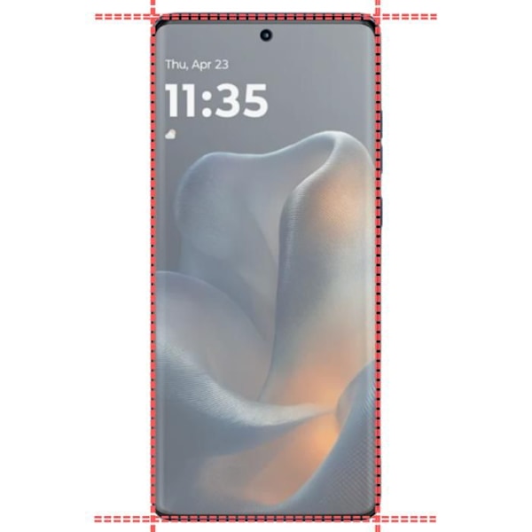Karkaistu lasi Motorola Edge 60/Edge 60s/Edge 60 Pro/Edge 60 Fusion [Pakkaus 4] Näytönsuojakalvo Phonillico® Transparent