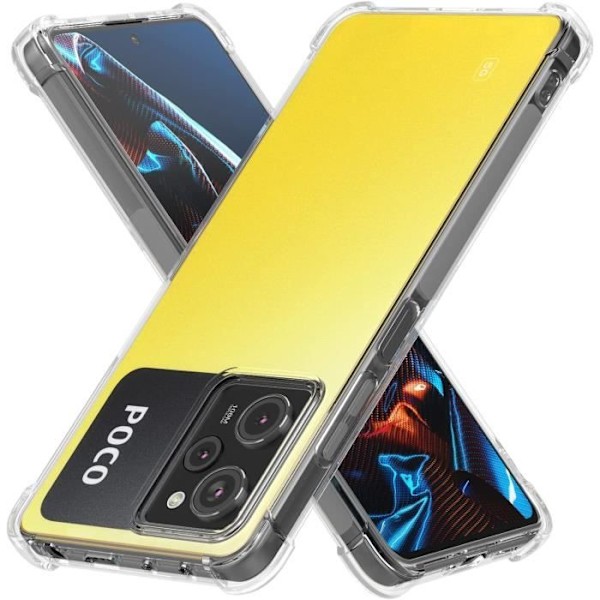 Fodral till Xiaomi Poco X5 PRO 5G - Stötsäkert skydd TPU Soft Transparent Phonillico®
