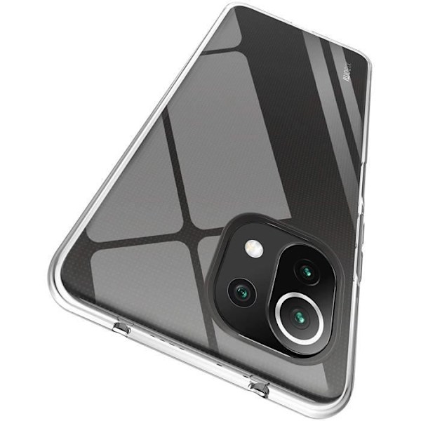Fodral till Xiaomi MI 11 LITE - Ultratunt mjukt transparent TPU silikongel Phonillico® Transparent