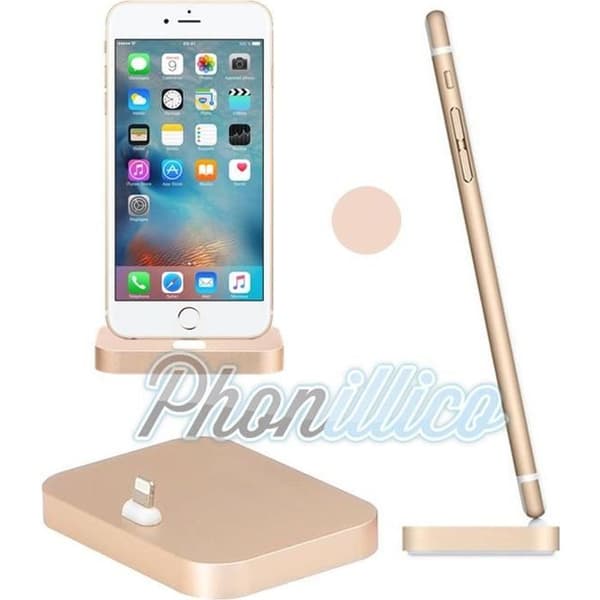 Station til modtagelse Or kompatibel med Apple iPhone 7 - Dock Lader Phonillico®