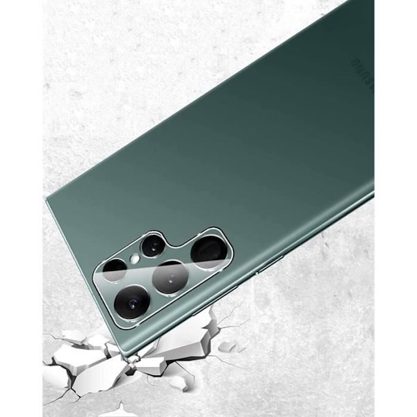 Skydd för Kamera till Samsung Galaxy S22 ULTRA 5G [Pack med 2] Glas Linse Skydd för Baksidan Kamerafilm Phonillico® Transparent