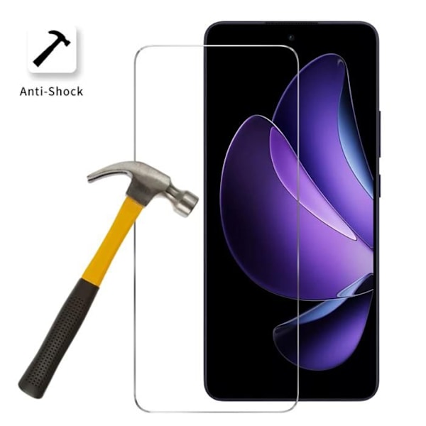 Lujasteklisuoja Oppo Reno 13 F 5G:lle [Paketti 4] Phonillico® näyttösuojakalvo Transparent