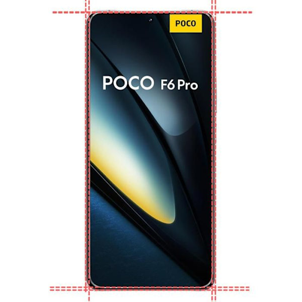 Elokuvasuojan näyttö - Phonillico - Xiaomi Poco F6 Pro 5G - Pakkaus 2 - Karkaistu lasi - Naarmunkestävä Transparent