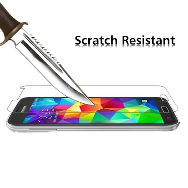 Filmværn til skærm - Phonillico® - SAMSUNG GALAXY S5 - Hærdet glas - Ultra holdbar - Ridsefast
