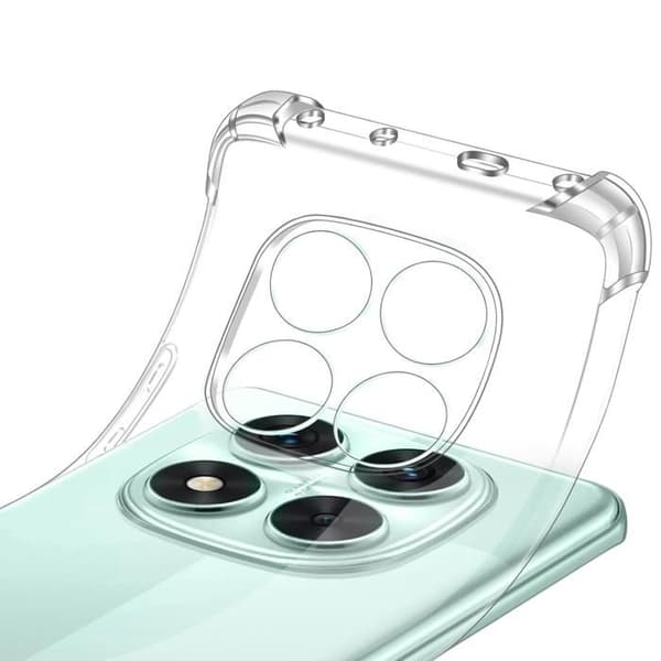 Coque til Xiaomi Poco X7 5G - Phonillico® - Stødabsorberende - Flexibel - Transparent - Plastik Transparent