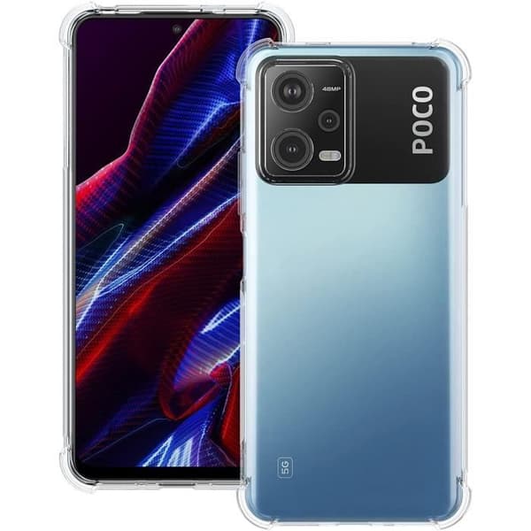 Coque til Xiaomi Poco X5 5G - Stødbeskyttelse TPU Blød Transparent Phonillico® Transparent