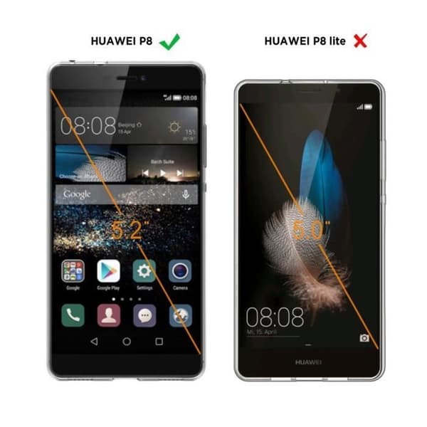 Huawei P8 - Näytönsuojalasi Phonillico® Transparent