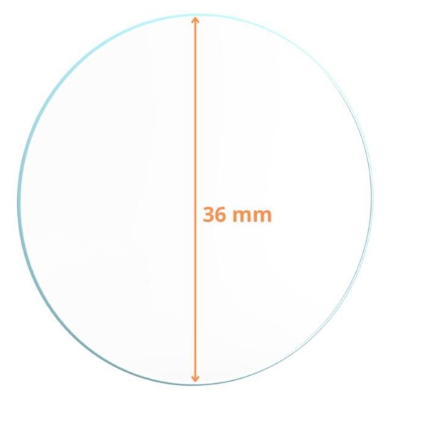 Härdat glas för Garmin Forerunner 165 / Forerunner 165 Music [2-pack] Skärmprotektorför klocka, reptålig Phonillico Transparent