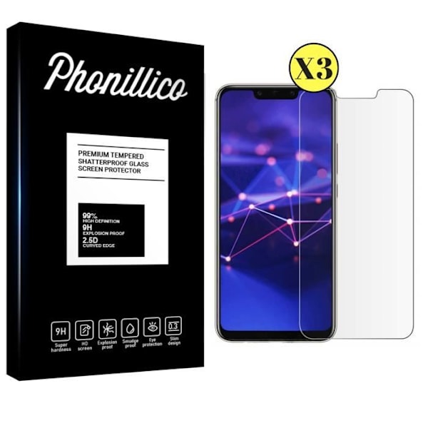 Verre Härdat Huawei MATE 20 LITE - [Pack 3] Skyddsglas Film Ultra Motståndskraftig [Phonillico®]