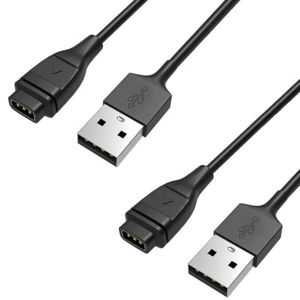 Yhteensopiva laturi Coros Pace 2:lle, Apex 2:lle, Apex 2 Pro:lle, Vertix 2:lle [2 kpl] 1m kaapeli kelloadapteri Phonillico®