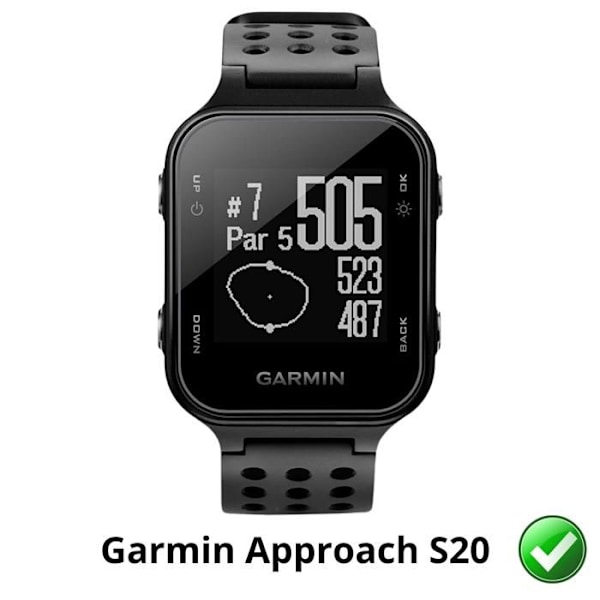 Skydd för skärm för Garmin Approach S20 [Pack 6] Ultra Tunn Plastskydd Phonillico Transparent