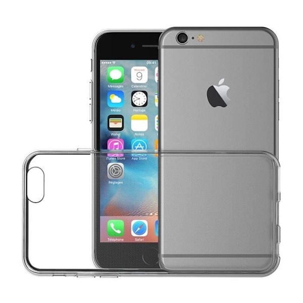 Coque - Phonillico® - iPhone 6 - 6S - Pehmeä Silikoni - Ultra Ohut - Läpinäkyvä Transparent
